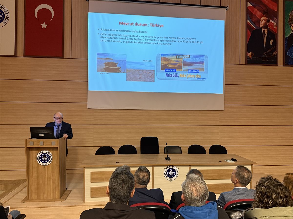 Tekirdağ'da "Su Farkındalık" paneli düzenlendi