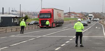 Tekirdağ'dan İstanbul yönüne ağır tonajlı araçların geçişine izin verilmiyor
