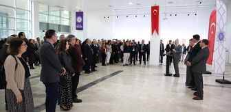 Tekirdağ NKÜ'de bayramlaşma töreni düzenlendi