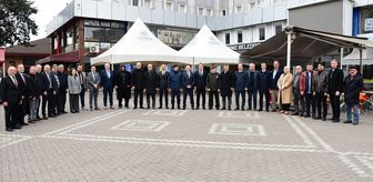 Terme'de bayramlaşma töreni düzenlendi