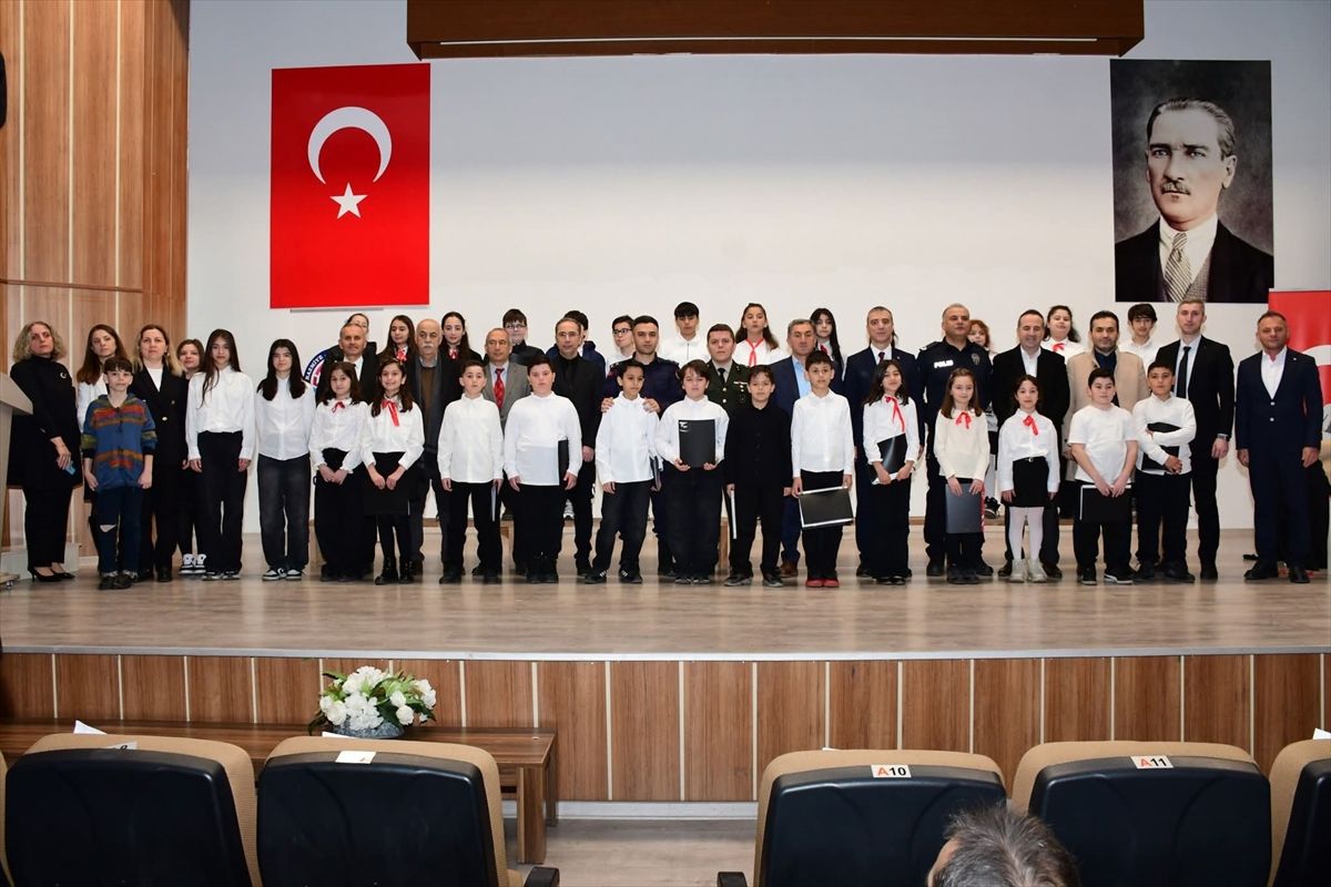 Terme'de İstiklal Marşı'nın kabulünün 105. yılı kutlandı