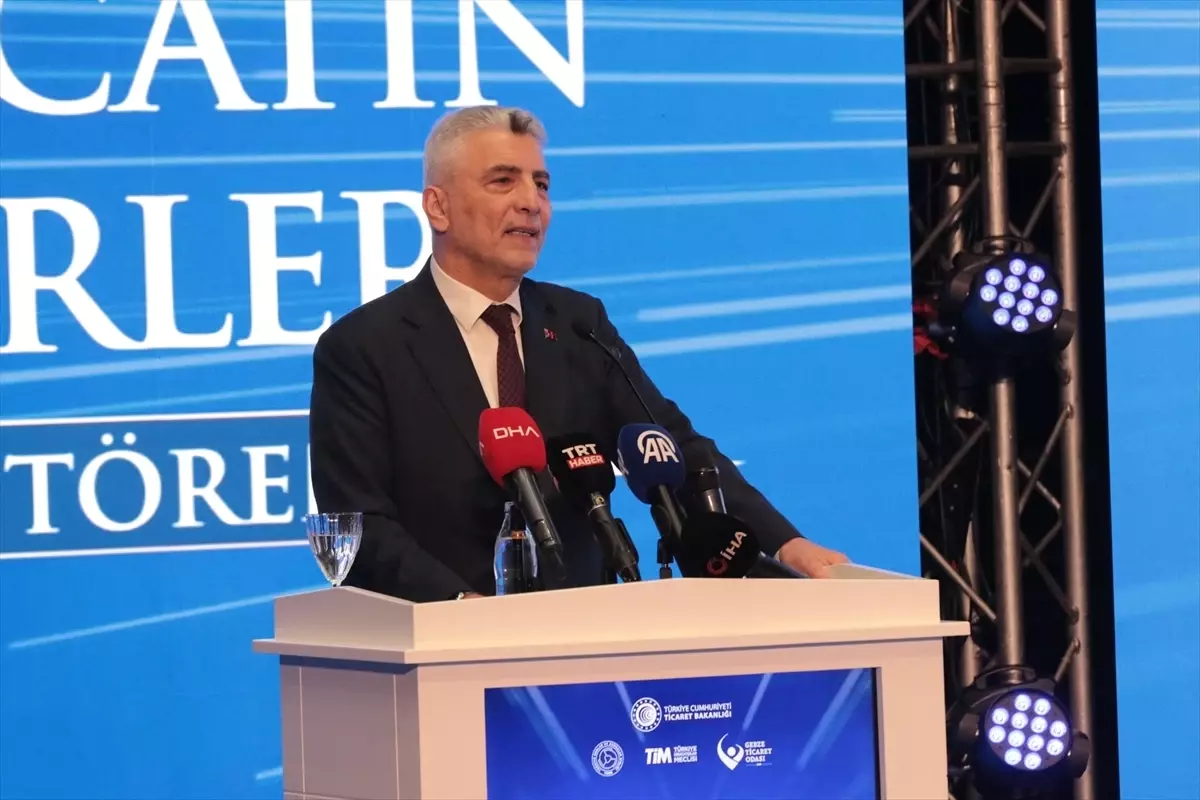 Ticaret Bakanı Bolat, Kocaeli'de 'İhracatın Liderleri Ödül Töreni'nde konuştu Açıklaması
