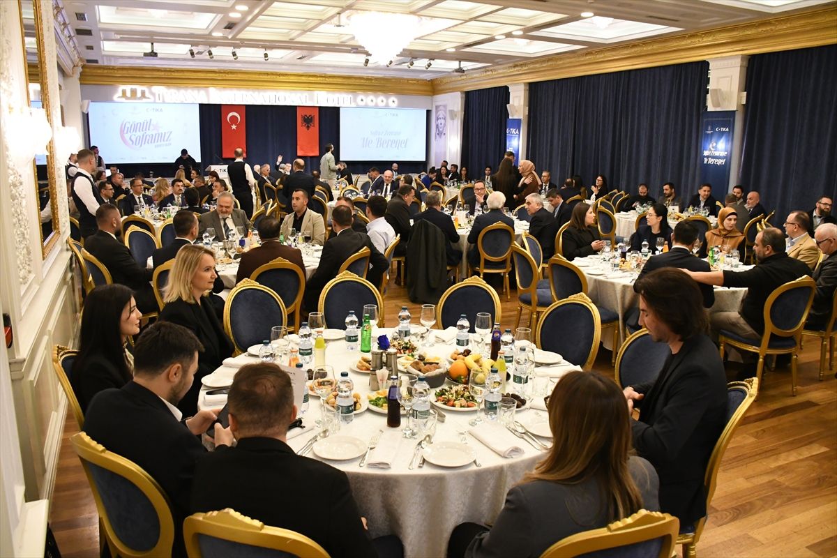 TİKA'dan Tiran'da İftar Programı