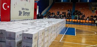 TİKA'dan Arnavutluk'ta ihtiyaç sahibi ailelere ramazan yardımı