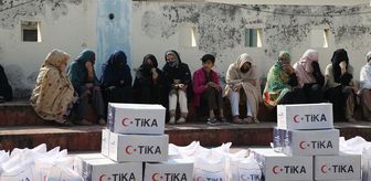 TİKA'dan Pakistan'daki ihtiyaç sahibi ailelere gıda yardımı