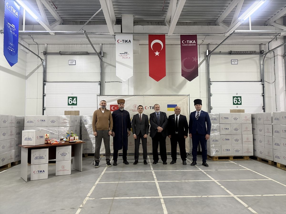 TİKA'dan Ukrayna'da ihtiyaç sahibi ailelere ramazanda gıda yardımı