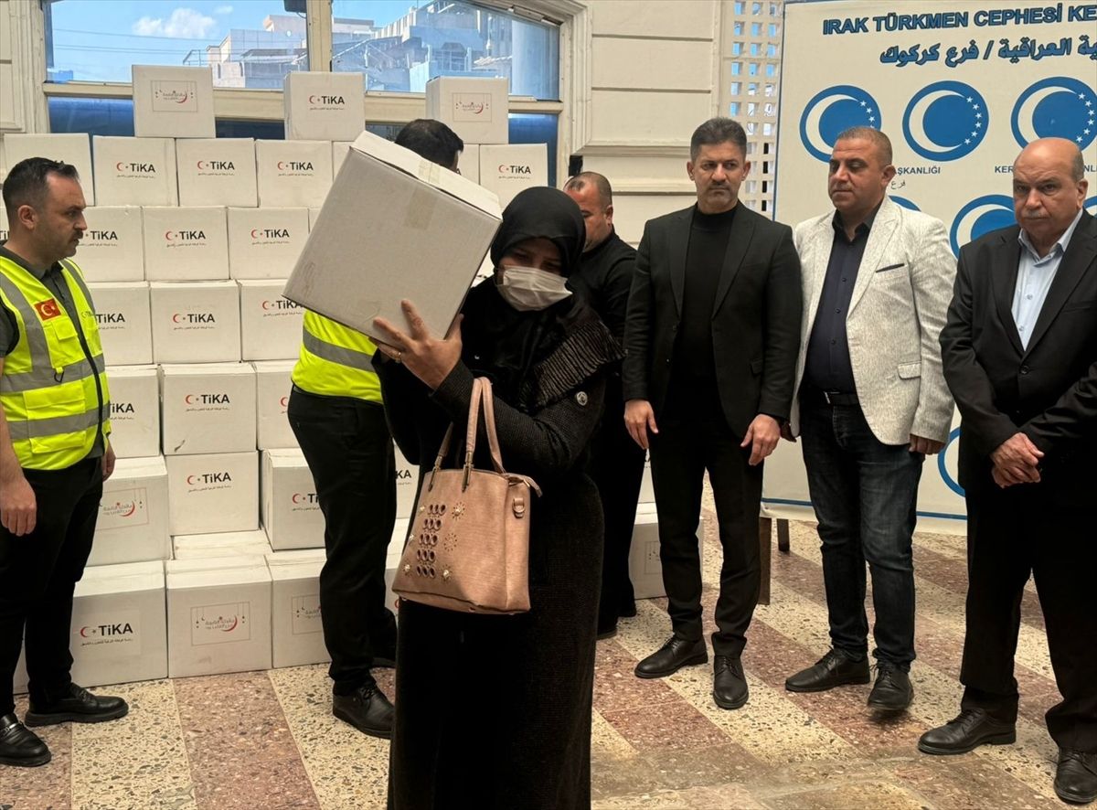 TİKA, Kerkük'te ihtiyaç sahibi 450 aileye gıda yardımı yaptı
