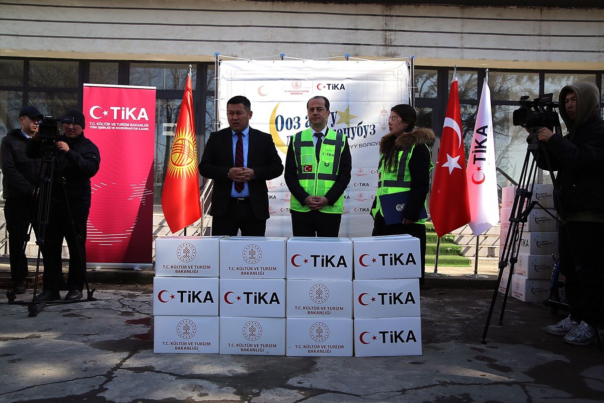 TİKA, Kırgızistan'da ihtiyaç sahiplerine ramazan yardımı ulaştırdı