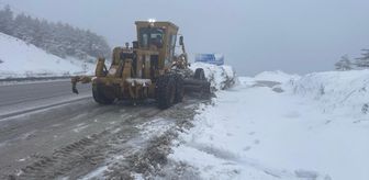 Tokat-Sivas kara yolunda kar etkili oluyor