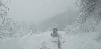 Tokat'ta kar yağışı etkili oldu