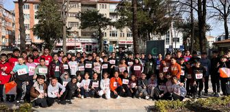 Tokat'ta oryantiring turnuvası sporcularına Yeşilay tanıtıldı