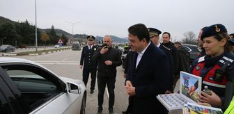 Tokat Valisi Köklü, Tokat-Niksar kara yolunda trafik denetimine katıldı