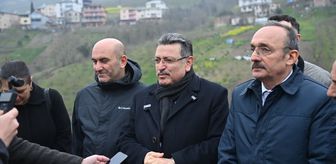 Trabzon Büyükşehir Belediye Başkanı Genç, Düzköy'de yapılan arıtma tesisini inceledi