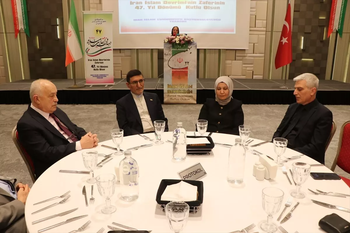 Trabzon'da 'İran İslam Devrimi zaferinin 47. yıl dönümü' resepsiyonu düzenlendi