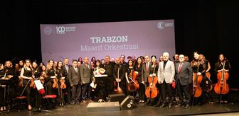 Trabzon'da Maarif Orkestrası konser düzenledi