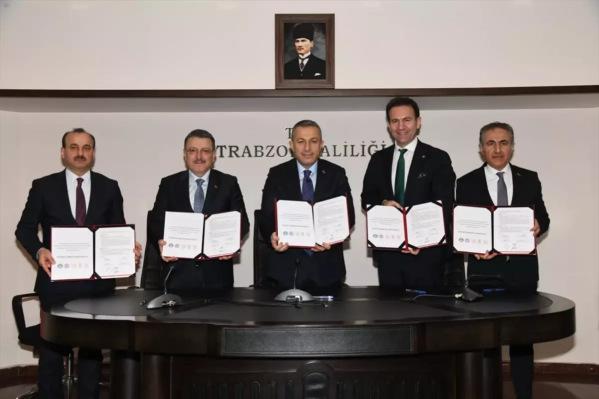 Trabzon'da "Okçuluk Benim Sporum" projesi için protokol imzalandı