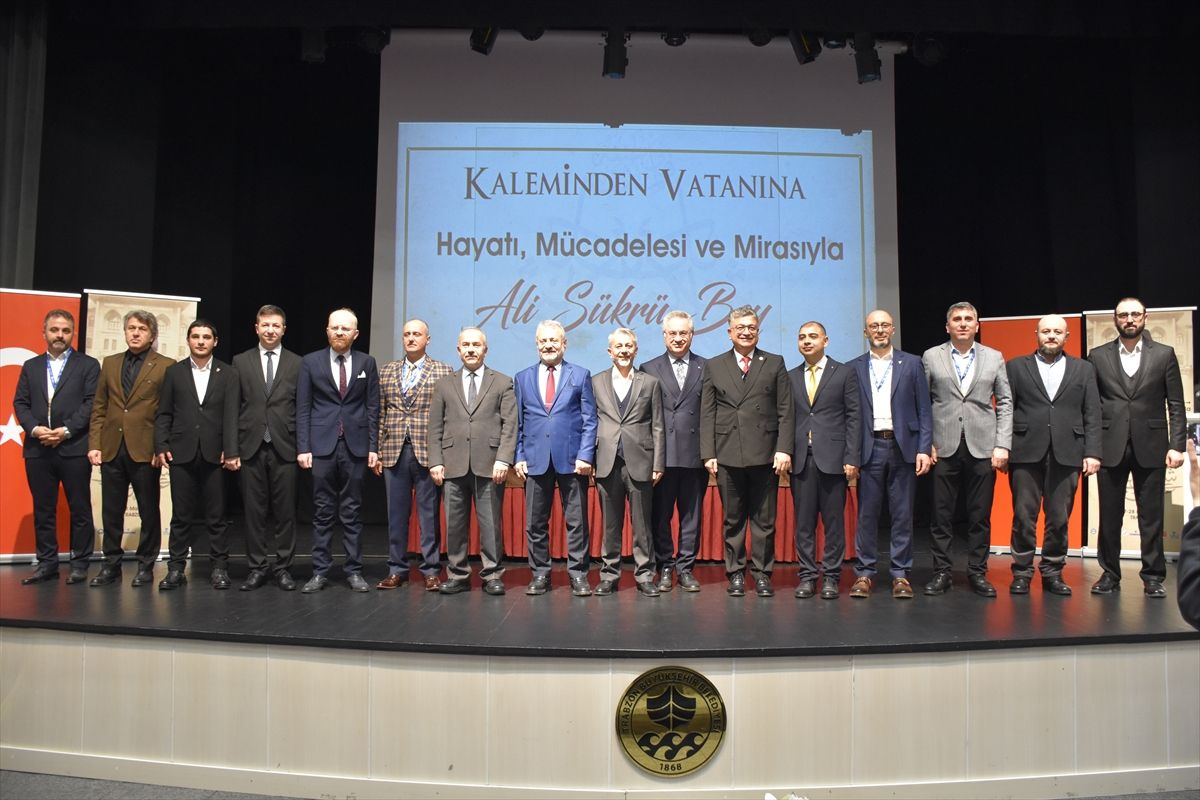 Trabzon milletvekillerinden Ali Şükrü Bey için vefatının 103. yılında sempozyum düzenlendi
