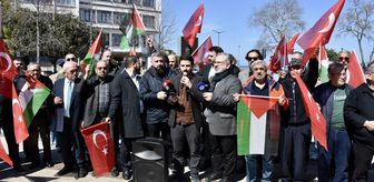Trabzon, Ordu ve Giresun'da İsrail'in Gazze'ye yönelik saldırıları protesto edildi