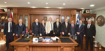 Trabzon Valisi Şahin'den TESOB'a ziyaret