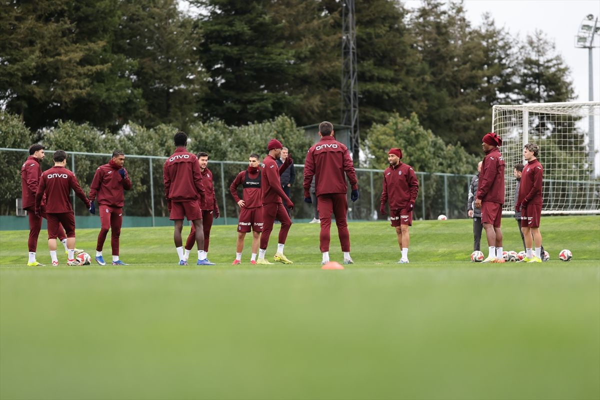 Trabzonspor, Galatasaray maçının hazırlıklarına devam etti