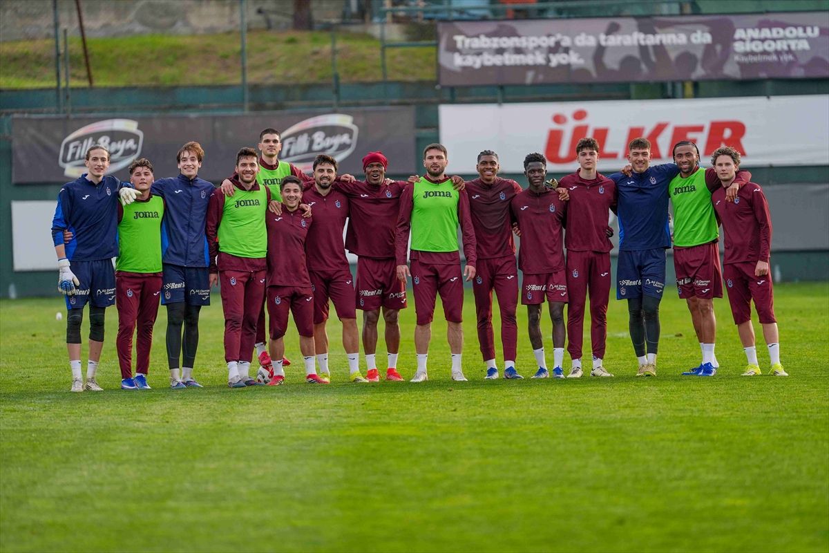 Trabzonspor, Galatasaray maçının hazırlıklarını sürdürdü