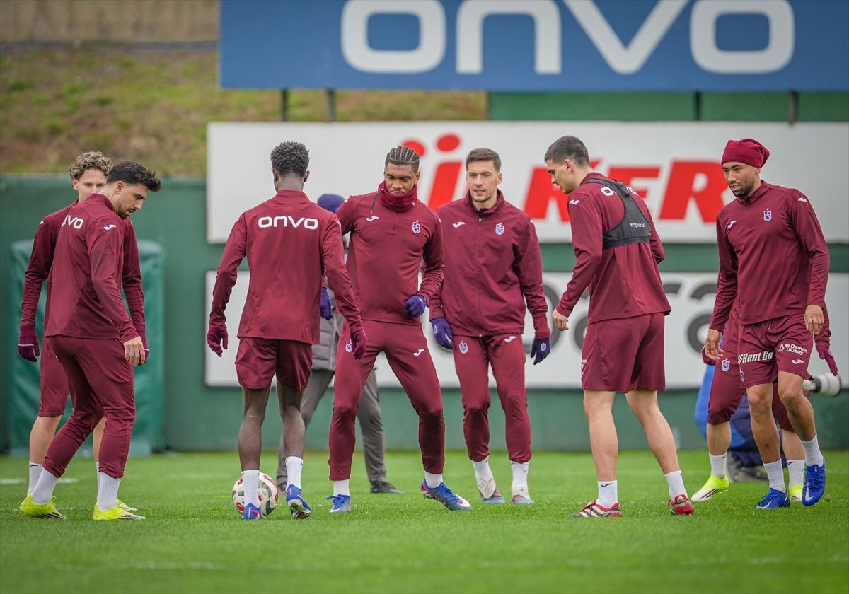 Trabzonspor, Galatasaray maçının hazırlıklarına devam etti