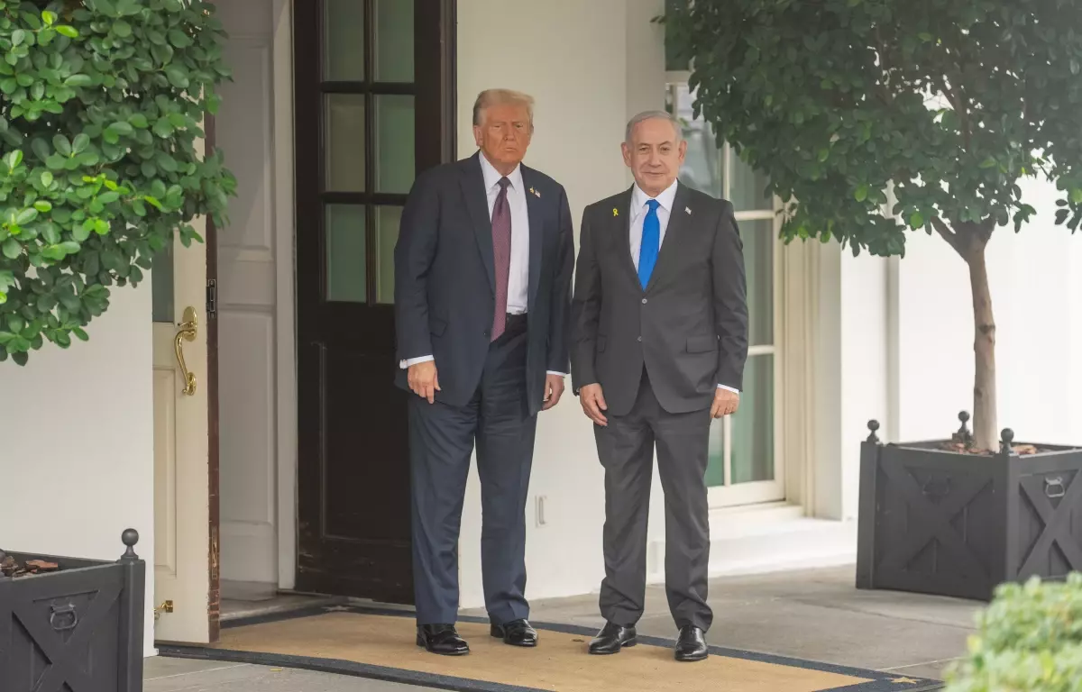 Trump ve Netanyahu, Beyaz Saray'da bir araya geldi