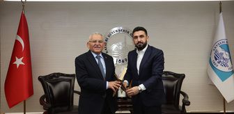 TÜGVA Genel Başkanı Beşinci, Büyükkılıç'ı ziyaret etti