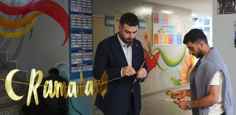 TÜGVA tarafından Kadıköy'de bir ortaokul ramazan için süslendi
