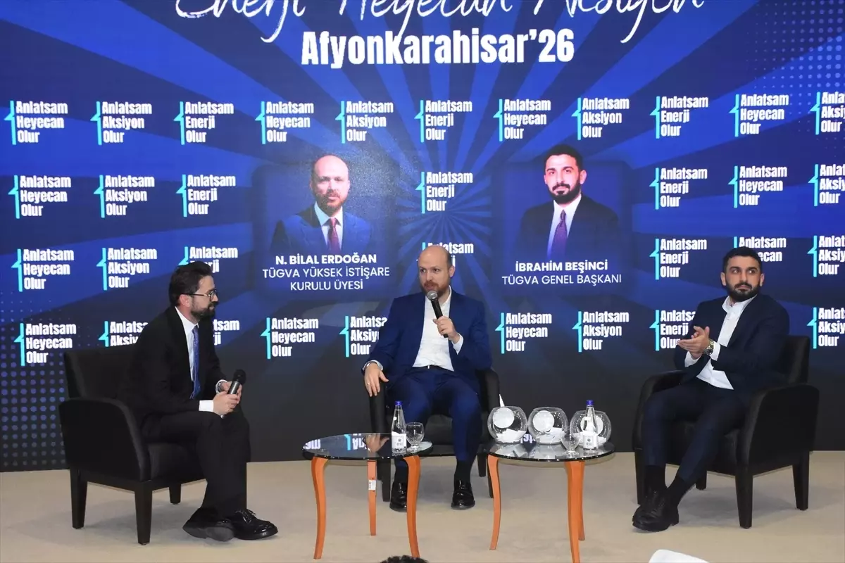 TÜGVA Yüksek İstişare Kurulu Üyesi Necmeddin Bilal Erdoğan, Afyonkarahisar'da söyleşiye katıldı Açıklaması