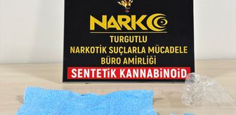 Turgutlu'da uyuşturucuyla yakalanan şüpheli tutuklandı