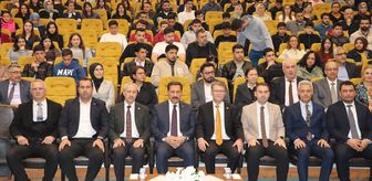 Türk Dil Kurumu Başkanı Mert, Hatay'da üniversite öğrencileriyle buluştu