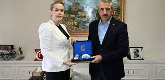 Türk Kızılay Edirne Şube Başkanı Baytar'dan Vali Sezer'e ziyaret