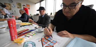 Türk Kızılay Konukevi sakinleri, sanatsal faaliyetlerle hayatlarına renk katıyor