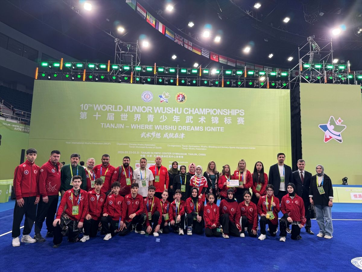 Türk sporcular, Çin'deki 10. Wushu Gençler Dünya Şampiyonası'nda 3 bronz madalya kazandı