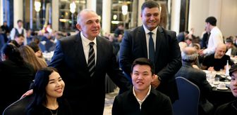 Türk ve Kırgız iş dünyası Bişkek'te iftarda buluştu