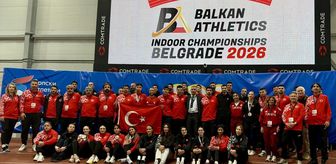 Türkiye, Balkan Salon Atletizm Şampiyonası'nda 14 madalya kazandı