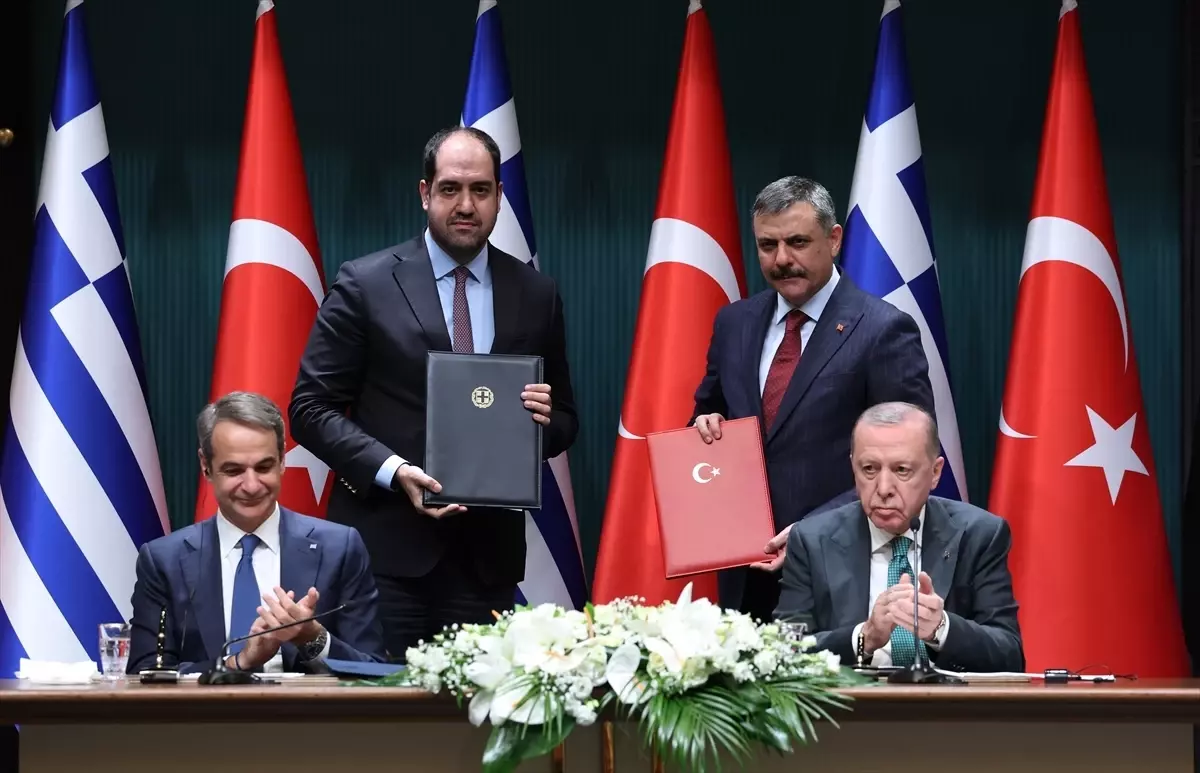 Türkiye ve Yunanistan Anlaşmalar İmzaladı
