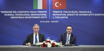 Türkiye-İtalya Bilim, Teknoloji, İnovasyon, Sanayi ve Yatırım Komitesi'nin ilk toplantısı Ankara'da yapıldı
