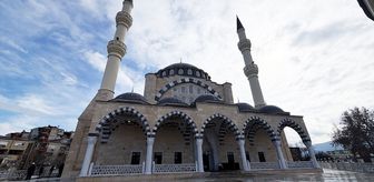 Türkiye'nin destekleriyle inşa edilen Üsküp Camisi'ndeki çalışmalarda sona yaklaşılıyor