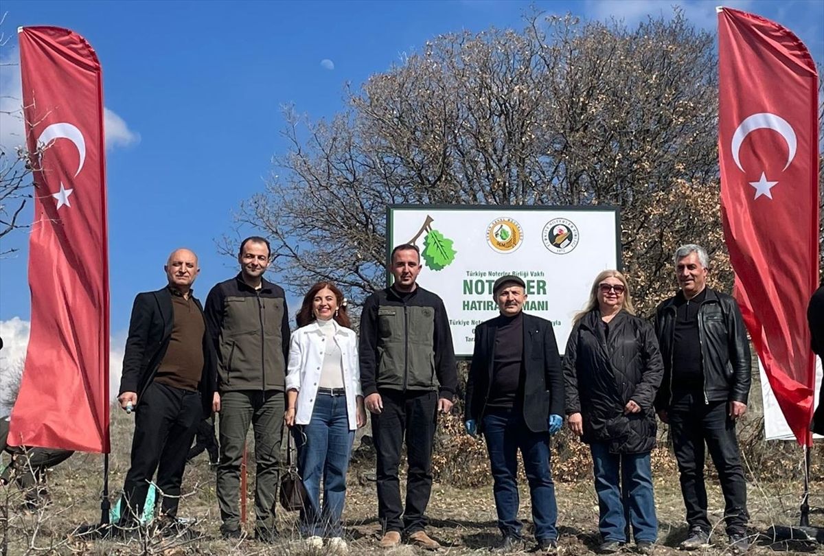 Türkiye Noterler Birliğince Ankara'da hatıra ormanı oluşturuldu