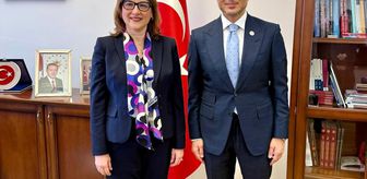 TÜRKPA Genel Sekreteri Hasan, Türkiye'nin AGİT Daimi Temsilcisi Kızıltan ile görüştü