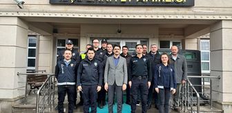 Ulaş Kaymakamı Eskimez'den bayramda görev yapan personele ziyaret