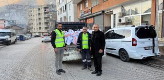 Uludere'de ailelere yardım