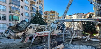 Uşak'ta beton pompasının altında kalan işçi öldü