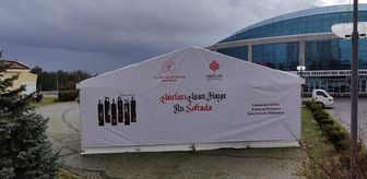 Vakıflar Edirne Bölge Müdürlüğünden Trakya Üniversitesi kampüsüne 500 kişilik iftar çadırı
