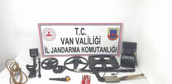 Van'da kaçak kazı yapan 3 kişi suçüstü yakalandı