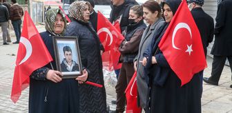 Vanlı aileler DEM Parti binası önündeki 'evlat nöbeti'ni sürdürdü