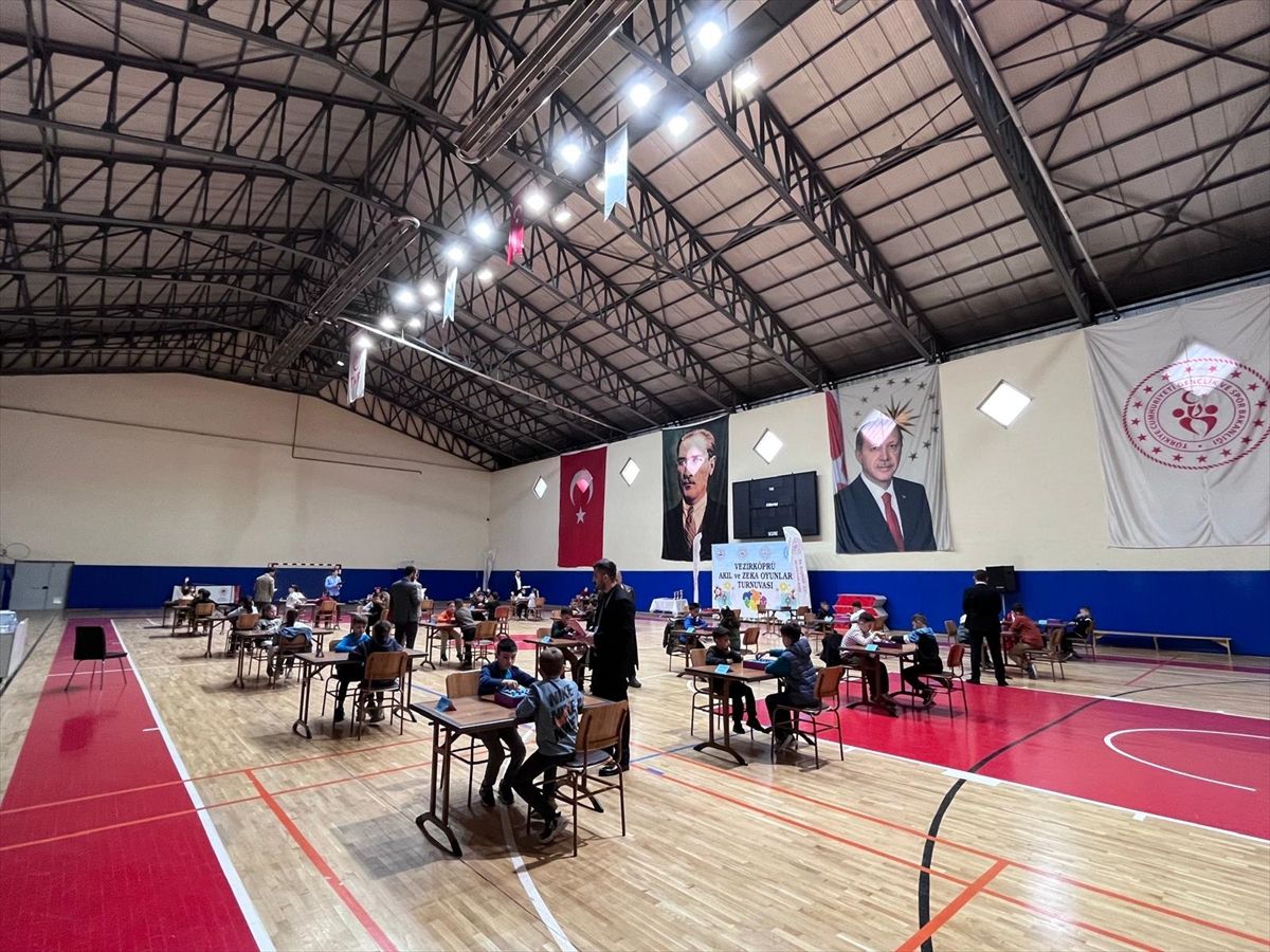 Vezirköprü'de akıl ve zeka oyunlarının ilkokul etabı tamamlandı