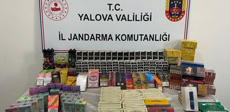 Yalova'da kaçakçılık operasyonunda 2 zanlı yakalandı